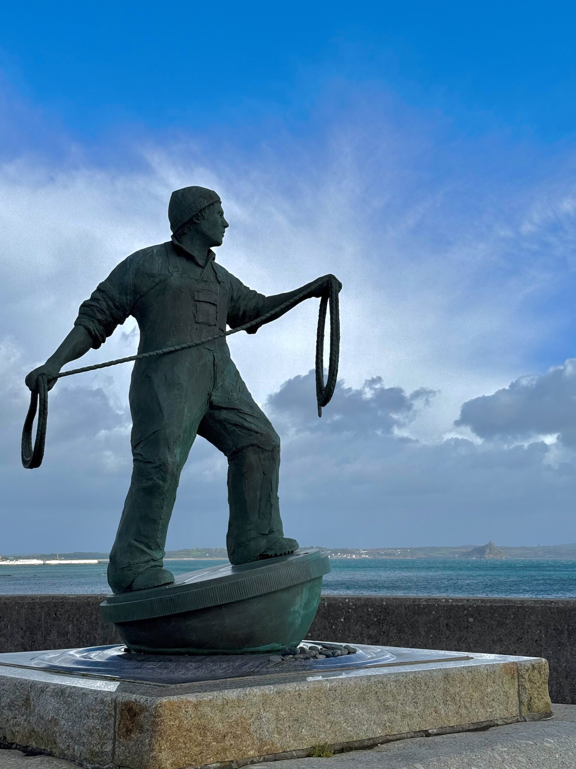 Fisherman statue